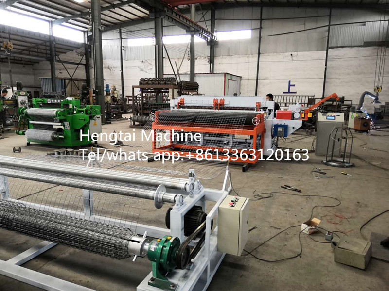 Automatic welded wire mesh machine in roll1